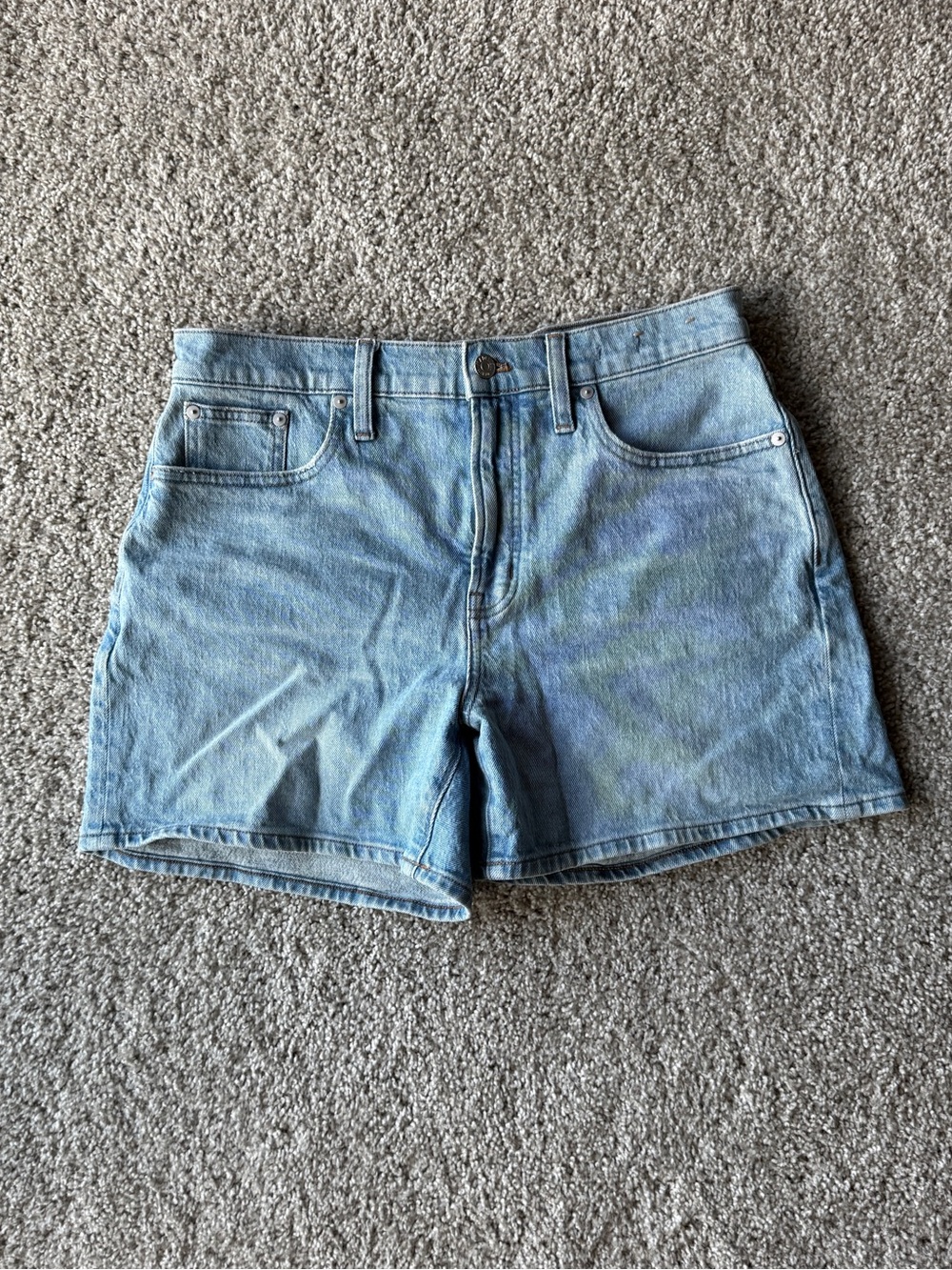 Madewell Perfect Vintage Light Blue Denim Shorts